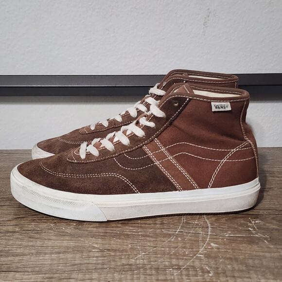 Vans Gilbert Crockett High Decon Men’s Skate Shoes Sneakers Size 9 Brown - Picture 1 of 9